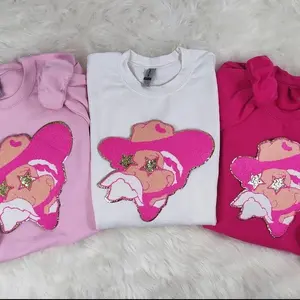 Ole miss Preppy Mascot chenille gold glitter sweatshirts