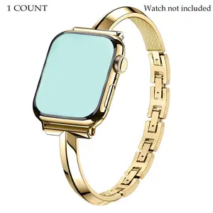 Women's Chain Strap, Adjustable Durable Metal Material, Compatible with Apple Watch Series Ultra/se/11-1, Smart Watch Straps