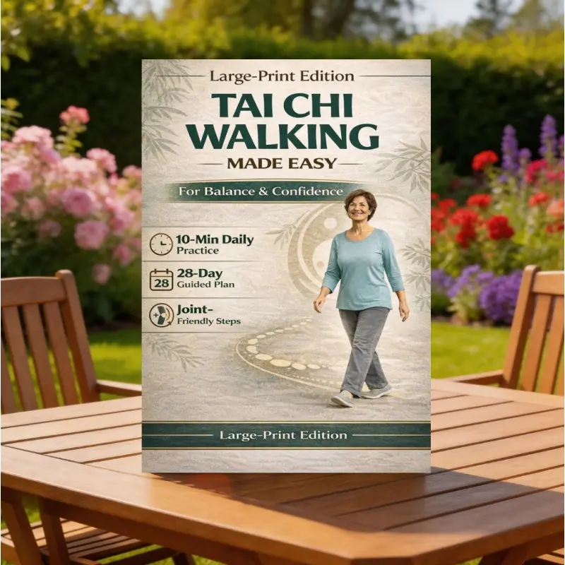Simple Tai Chi Walking Routine, Enhance Balance and Confidence, Three-Step Gentle Walk System, Build Strength, Maintain Healthy Weight, Easy