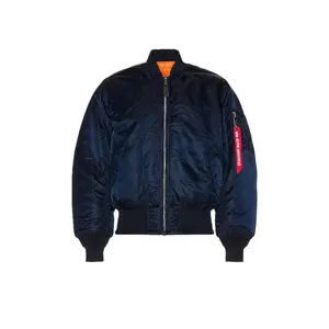 ALPHA INDUSTRIES MA-1 Bomber Jacket in Replica Blue