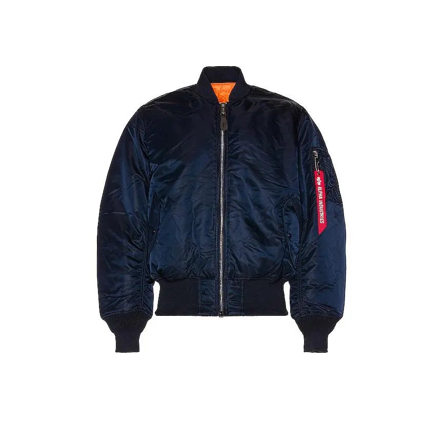 ALPHA INDUSTRIES MA-1 Bomber Jacket in Replica Blue