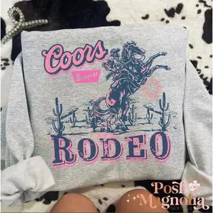 Western Beer Sweatshirt - Trendy Cowboy Hoodie, Country Girl Rodeo Graphic Shirt