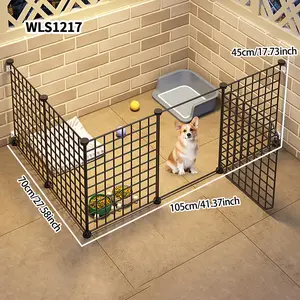 Pet Fence Dog Isolation Cage, Free Combination Small Medium Dogs Teddy Indoor Home Guard Fence, Dog Kennel for Pets, Animal Barrier Fence