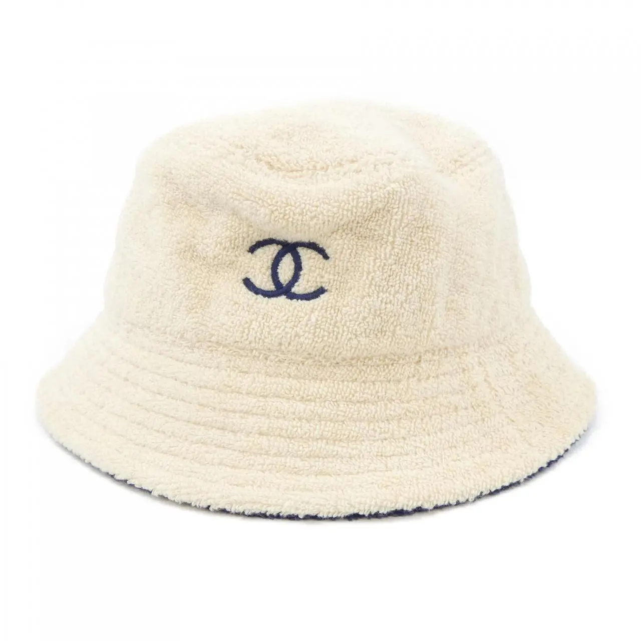 Pre-owned CHANEL Cotton Small Leather Goods Hat