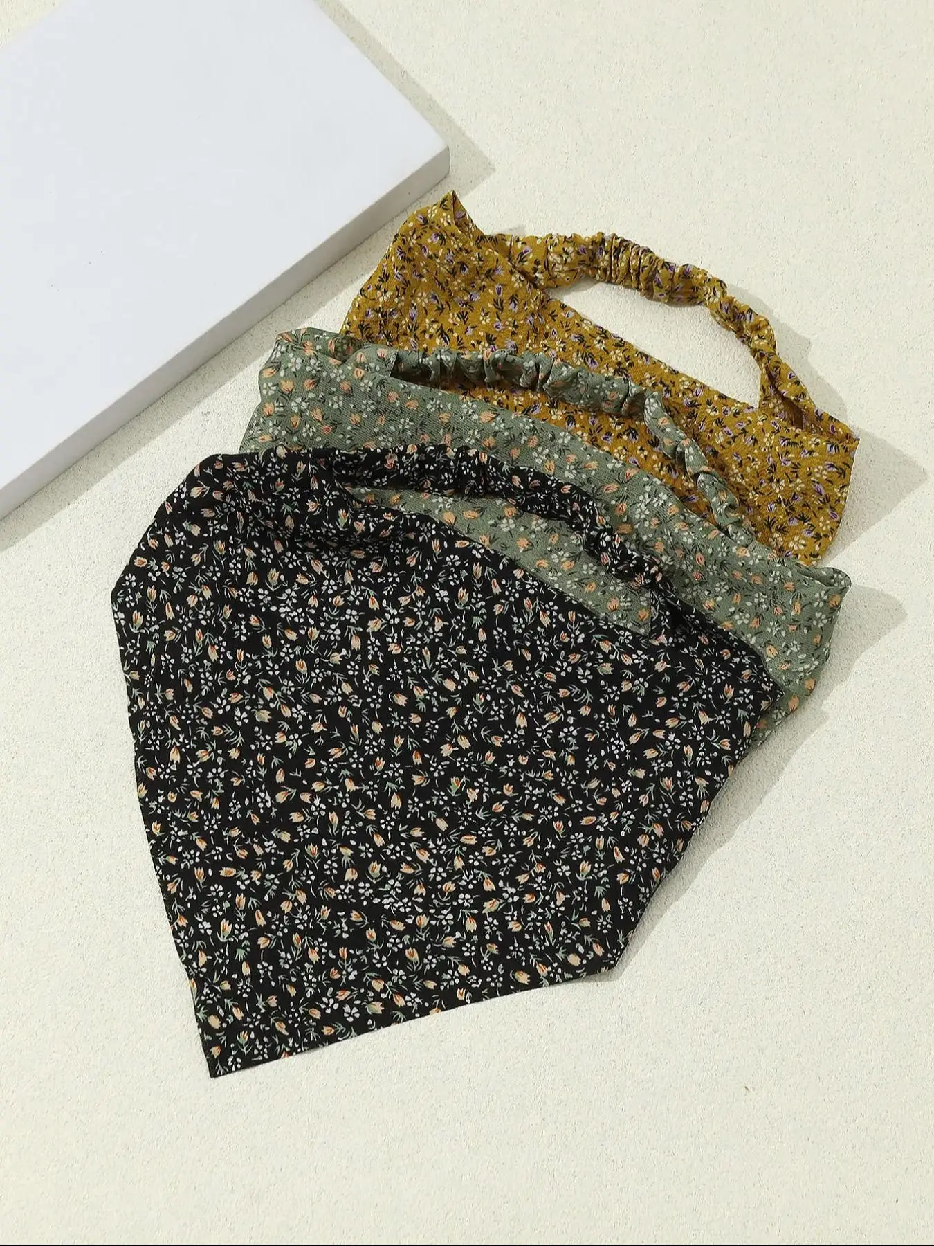 Vintage Floral Print Hair Band, Fashionable Hair Accessories for Women & Girls, Minimalist Headwear Suitable for Thick Hair, Fashion Accessories for P