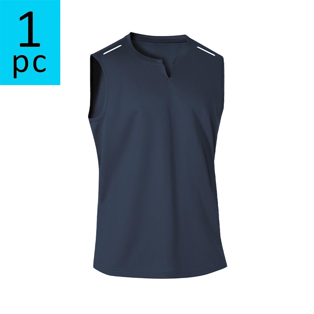 1 piece men’s quick-dry sports tank top for summer; lightweight, breathable sleeveless vest; solid color fitness training running tank top for men; available in multiple colors; suitable for everyday casual wear.