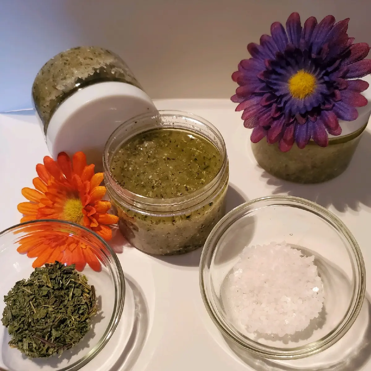 Eucalyptus and peppermint scrub