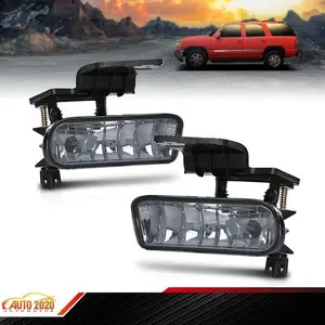 Fit For GMC 99-02 Sierra -VR Autoparts New Fog Lights Bumper Lamps W/Bulbs LH&RH