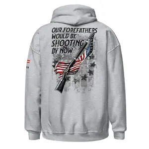 Forefathers Would Be Shooting: Light Hoodie