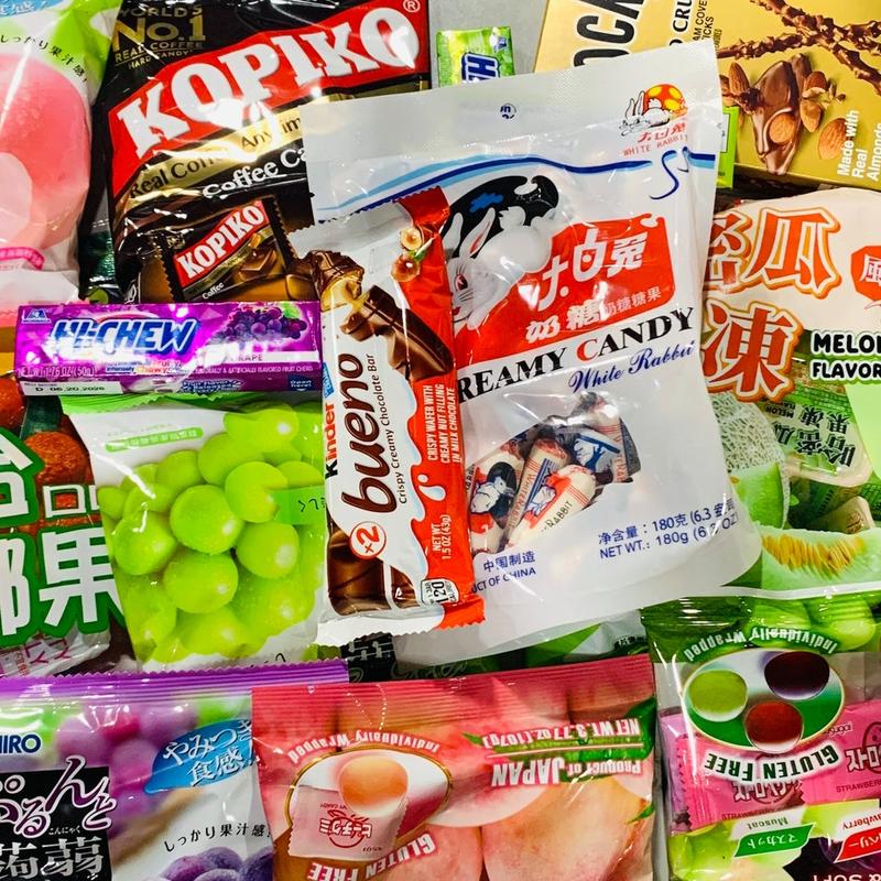 Assorted Asian Candy Box 10-15 Full Sized Items Candies For Holiday Jelly Gummy Candies Chocolate Ultimate Bundle Gift Multipack