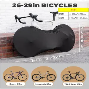 1PC Bike Dust Cover, Stretch Material, Easy to Remove and Wash, Outdoor Bicycle Cover, Mountain Bike Cover, Christmas Gift