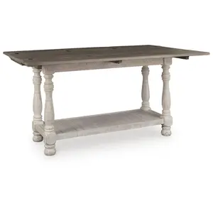 Havalance - Flip Top Sofa Table - Gray / White