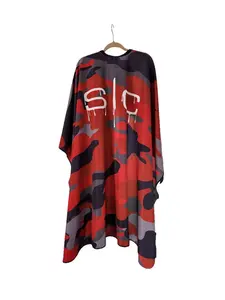 StyleCraft Cutting Cape - Red/Gray