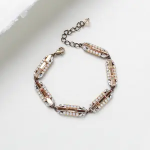 Antique gold Art Deco bracelet - LYDIA