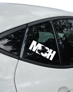 Michoacan Map Mexican 5 inch Vinyl Decals UV Resistant Waterproof for Cars Laptops and More Decorative Stickers