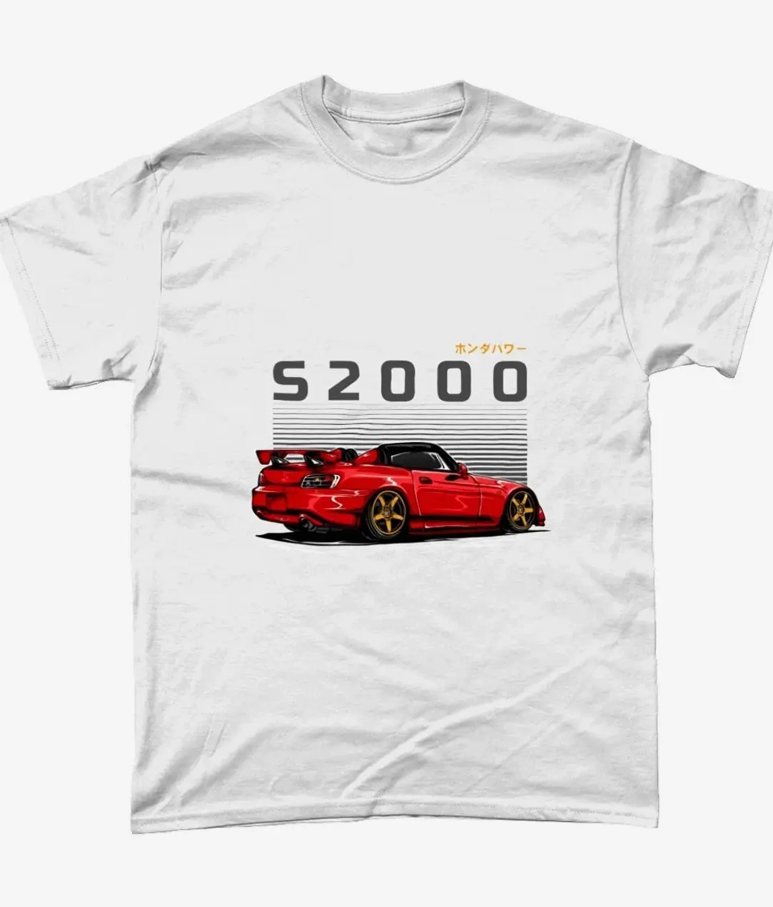 S2000 Convertible Red Car Vintage Classic Unisex T-Shirt Sweatshirt Hoodie, JDM Car Enthusiast and Fans Gift