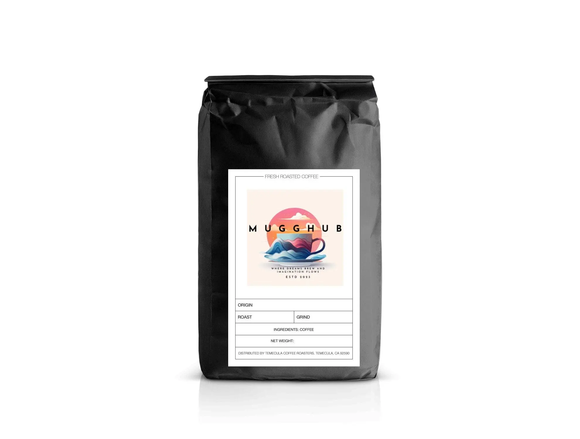 Fresh Roasted Coffee - Mint Flavored All Natural Flavoring - Organic, Medium Roast, Ground
