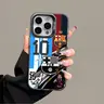 Messi Soccer Acrylic Shockproof Smartphone Protector Case - Multi-Model Fit Phone Accessory for iPhone 17 Pro Max, 16, 15, 14, 13 & Samsung S26, S25, S24, S23, S22 Ultra