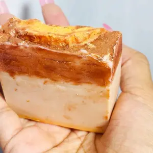 Peach cobbler soap