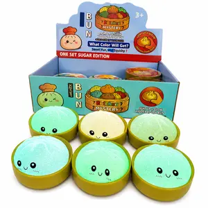 Glow-in-the-Dark Squishy Bun Toy – Cute Slow Rising Stress Relief Fi
