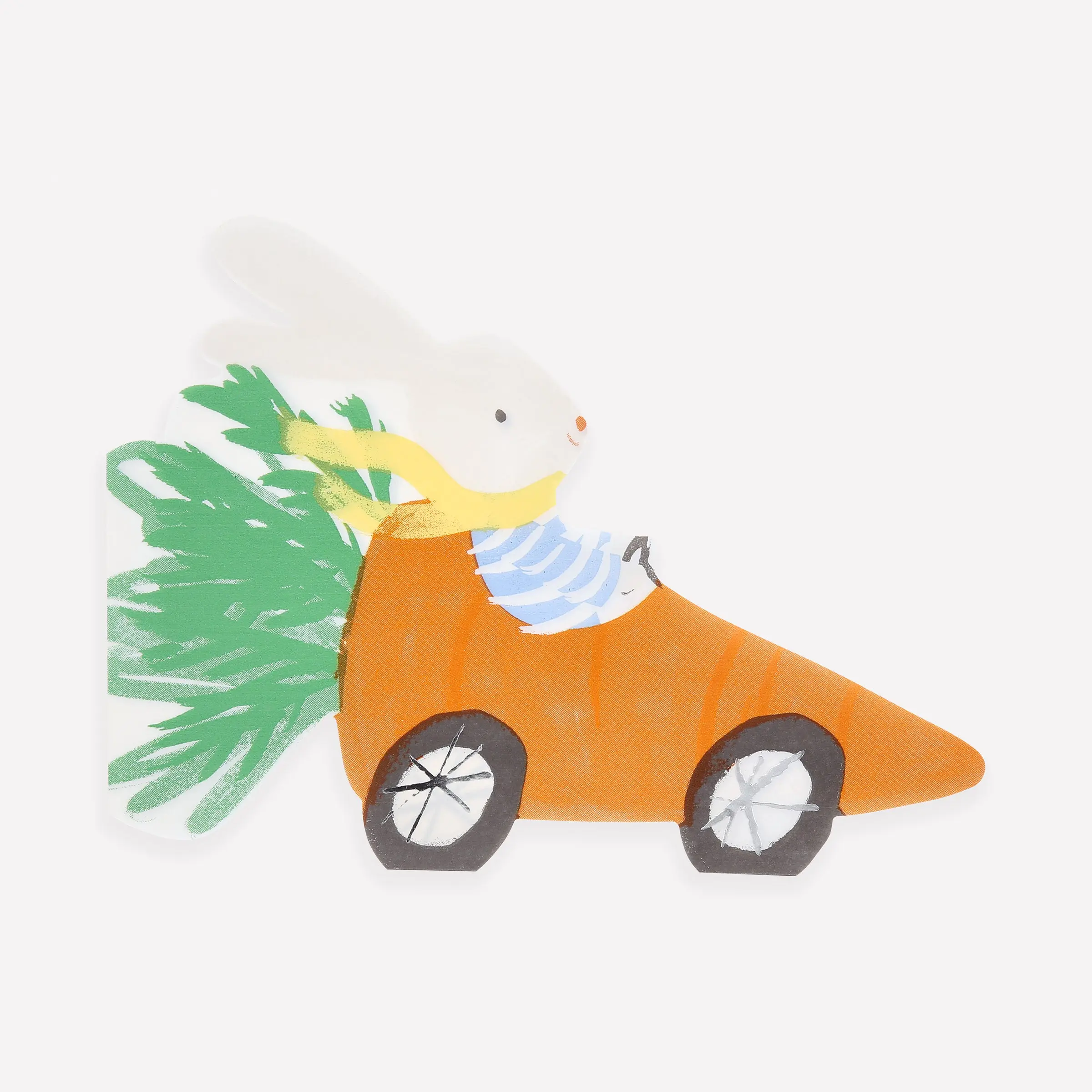 Racing Car Bunny Napkins (x 16)