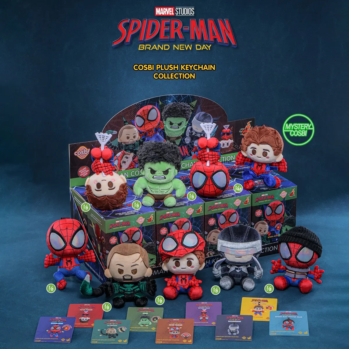 Marvel's "Spider Man: A New Day" COSBI Plush Pendant Blind Box