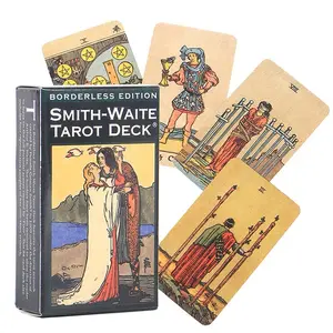 Century Waite Tarot Cards Full Set Retro Classic Loro Tarot Waite Cards Beginner Deck Borderless Small Edition
