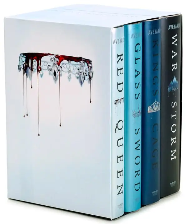 Red Queen 4-Book Hardcover Box Set: Books 1-4 (Red Queen) by Victoria Aveyard [Hardback Book]