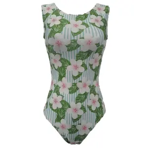 Plumeria Passion Gymnastics Leotard for Girls