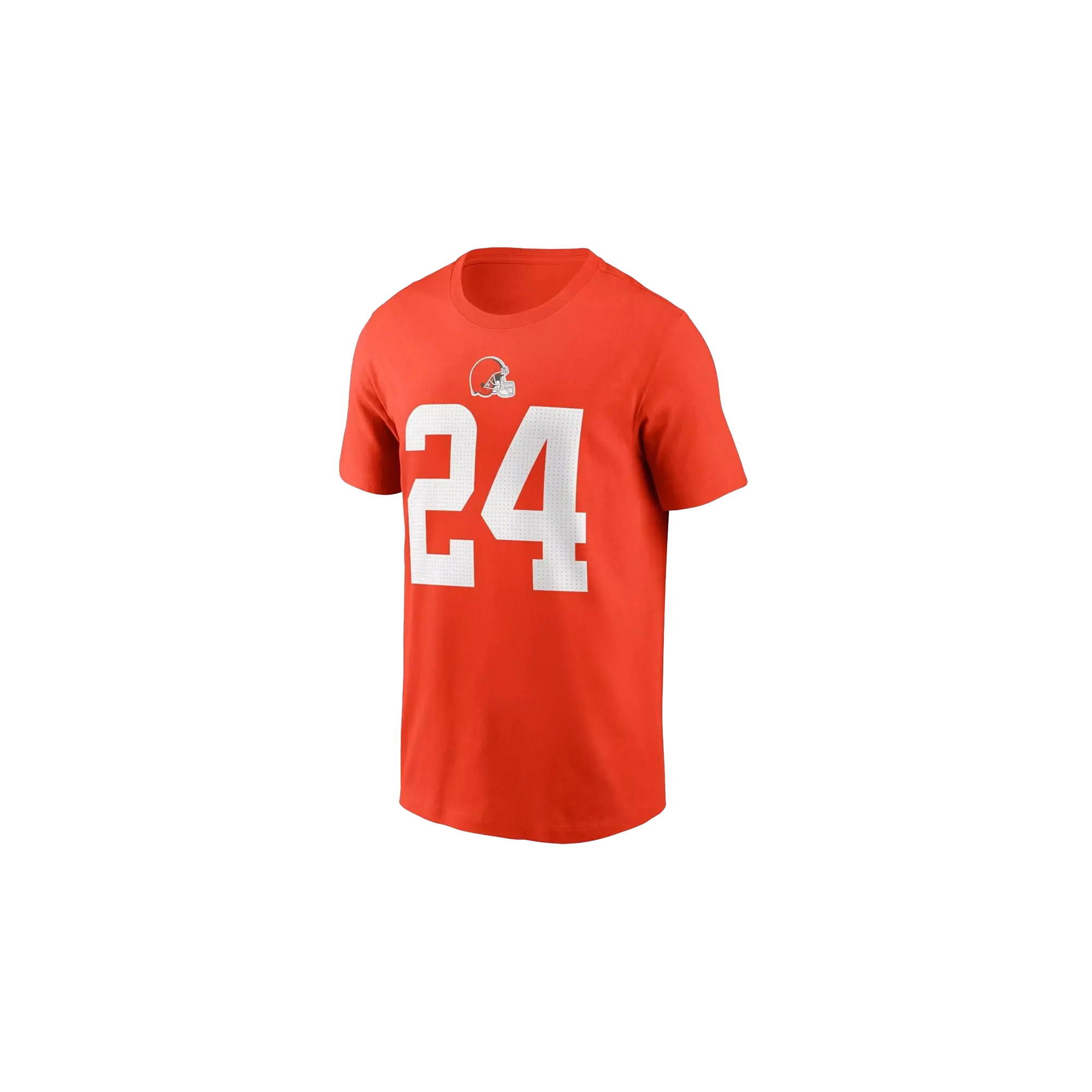 Nick Chubb Cleveland Browns T-Shirt "Orange" N199 89L 9IF DUW