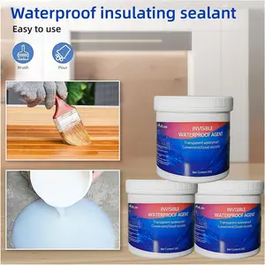 3000 g transparent waterproof glue/sealant, leakproof, strong adhesive, waterproof, crack-resistant, weather-resistant, suitable for roof waterproofing, window sills, tiles, bathrooms, metal surfaces, concrete, etc.