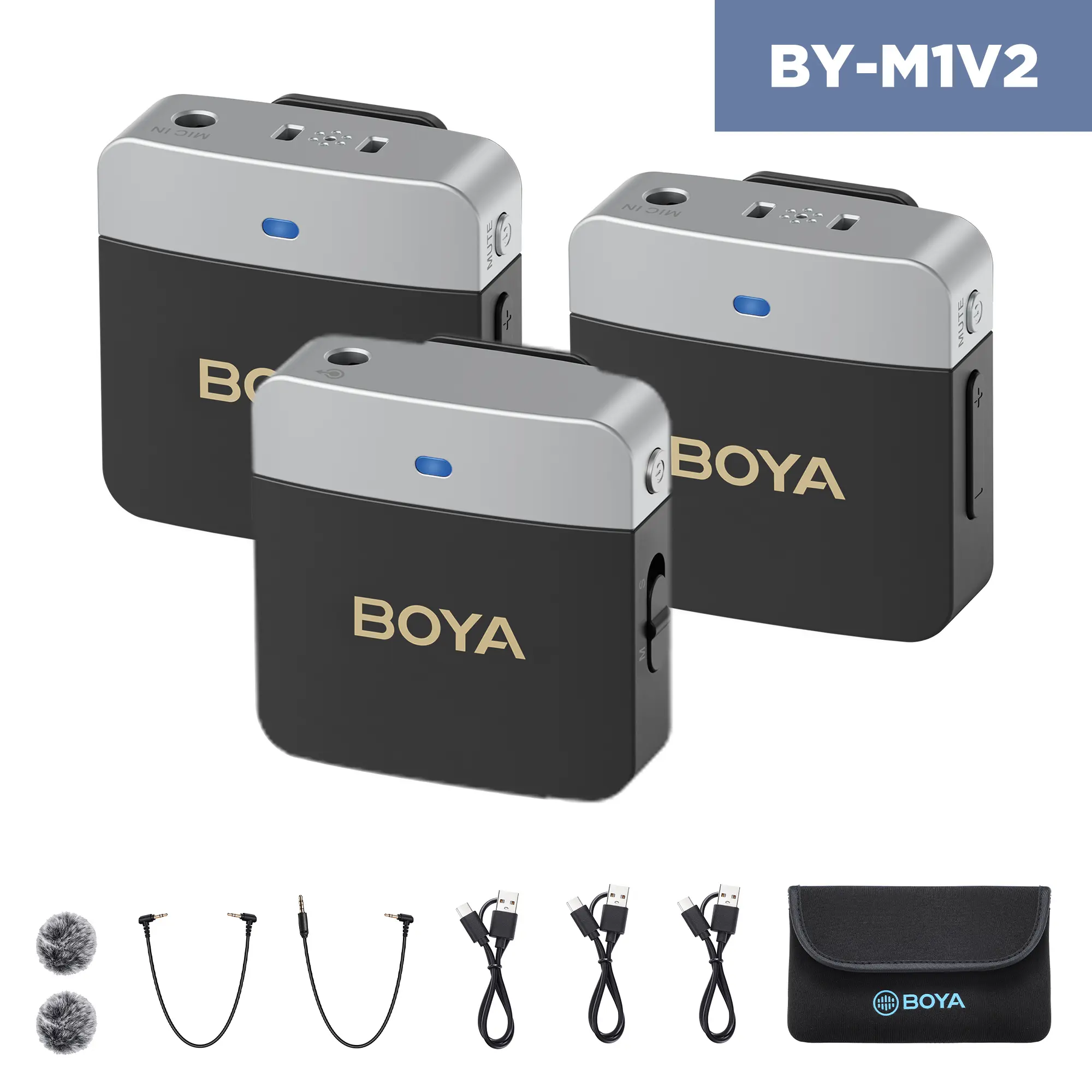 BY-M1V2 (for 3.5mm TRS & TRRS)