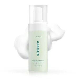 Zenttu Skinfoam Centella Ceramide Cleansing Foam | Korean Face Wash for Sensitive Skin | Ceramide NP + Panthenol Barrier Support | Dermatologically Tested PII 0.00 | 5.07 fl oz
