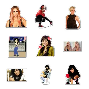 Ashlee Simpson Pack 9 PCS Sticker Vinyl, Music Car Wall Kid Phone Book Stickers, Funny Sticker Decal Decor