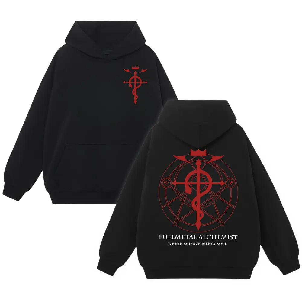 Fullmetal Alchemist Anime Where Science Meet Soul Hoodie/T-shirt, Sweater and Hoodie, Gift for Men and Women