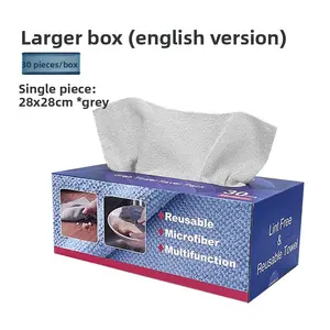 Disposable extractable rag kitchen microfiber towel
