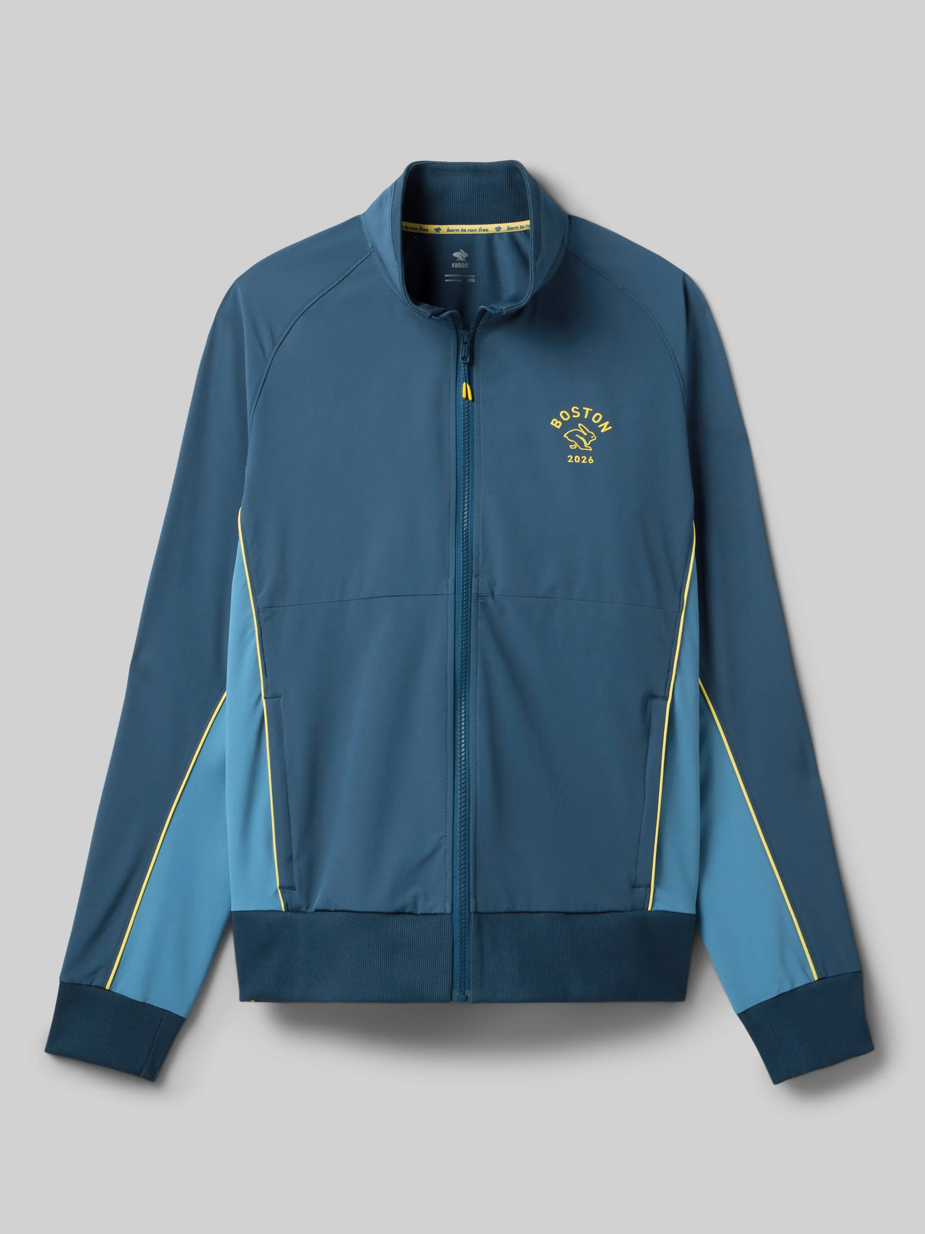 Chaser Track Jacket - Boston, Quick Dry Lightweight Outdoor Sporty Sports Top, Tumble Dry Compatible Athletic Outerwear
