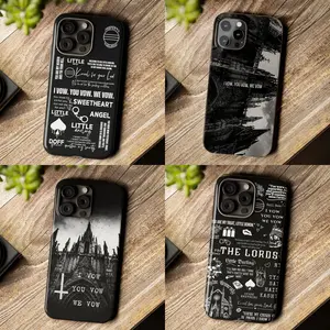 The L.O.R.D.S Dark Romance Bookish Aesthetic Phone Case, The Lords Series Merch Secret Society Graphic Cover, I Vow You Vow We Vow Gothic iPhone Shell, Booktok Spicy Romance Book Lover Gift, Glossy Case For iPhone 17 Pro Max 16 Plus 15 14