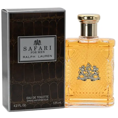 Ralph Lauren SAFARI Men's Eau de Toilette (EDT) Cologne - Luxury-Inspired Zesty Blend Oriental Citrus Woody Perfumes Fragrance Spray, 4.2 fl oz, New In Box, Cinnamon Warmth, Crisp Citrus Start, Eucalyptus Clean, Leather Oakmoss, Bergamot Mix