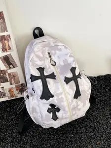 Simple Crossbody Backpack for Students, Large Capacity Travel Bag for High Schoolers & College Kids, Unisex Dual-Shoulder Design, Trendy Backpack