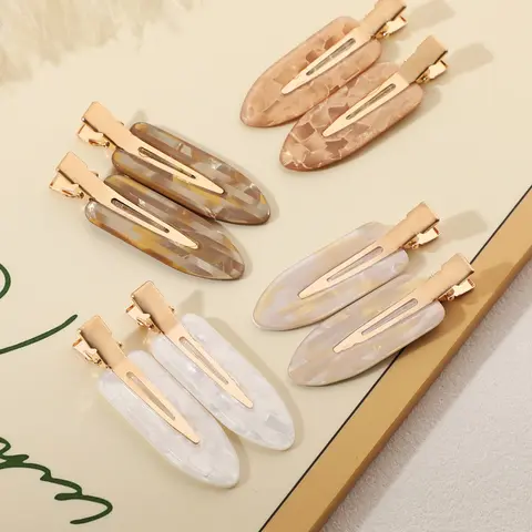 8pcs Invisible Hair Clips for Women, New Front Forehead Small Hairpins, Side Clip Headwear, Cute Patchwork Design, Decorative Hair Clips, All Seasons
