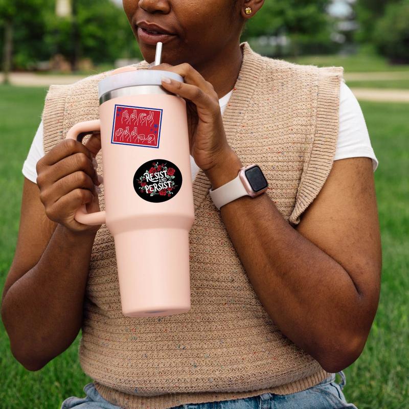 Resist Sticker Extra Large Political Stickers for Adults Funny Adhesives with Memes Funny Stickers with Colorful Graphic Decals Funny Political  Multi