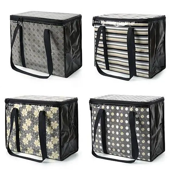 West Loop 4-Pack Insulated Leak-Proof Super Shoppers