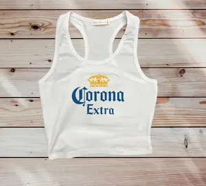 corona extra cropped tank top