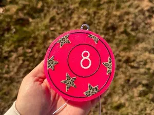 Star 8 Ball car freshie