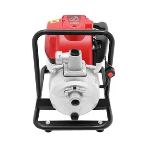 Gas Powered Water Pump 38CC 1.2KW 135 GPM High Flow Portable Transfer Pump for Irrigation Drainage Flood Control with 30M Head Gasoline Engine Pump Heavy Duty