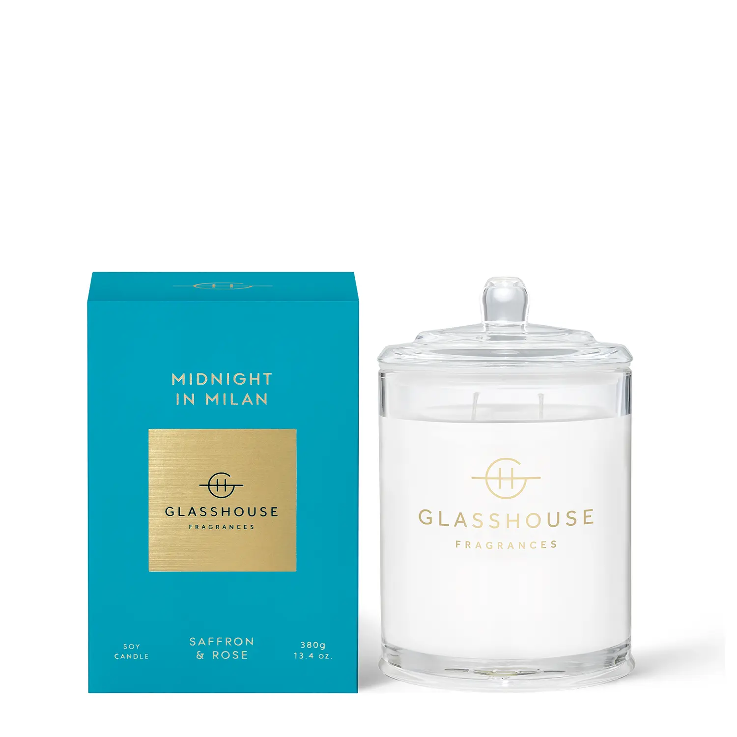 Glasshouse Fragrances Midnight in Milan Wax Candle, Aroma Scent Home Decor Item for Room Ambiance, Room Decor Glasshouse Fragrances Midnight in Milan Wax Candle, Aroma Scent Home Decor Item for Room Ambiance, Room Decor