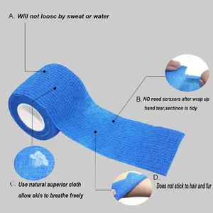Protective Sports Tape Athletic Wrap Self-Adhesive Muscle Finger Bandage For Fitness Basketball