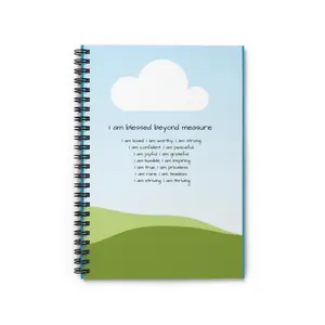 Spiral Notebook Ruled Line Inspirational Motivational Summer Design - SPOKE Custom Products