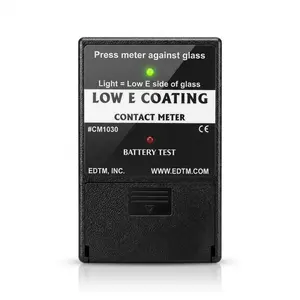 EDTM CM1030 Low-E Contact Meter – Manufacturing Use Only – Detects Conductive Low-E Coatings on Single Pane Glass – Not for Installed Windows, Made in USA